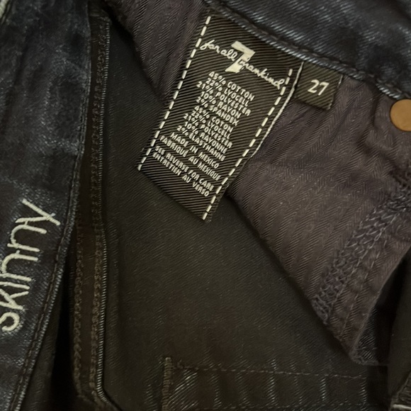 7 for all mankind high waist skinny size 27 jeans - Picture 7 of 9